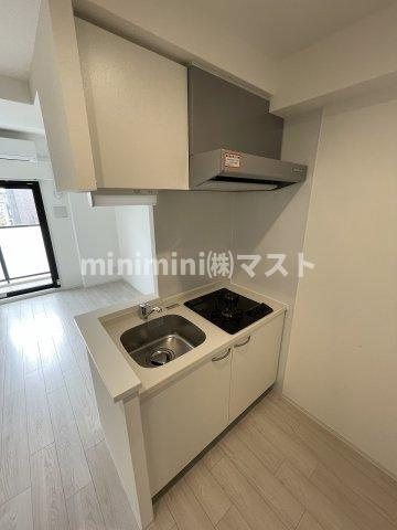 大阪市浪速区稲荷１丁目の賃貸マンションのキッチン