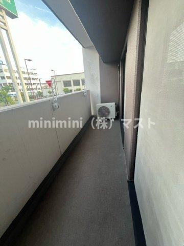 大阪市浪速区塩草２丁目の賃貸マンションのバルコニー