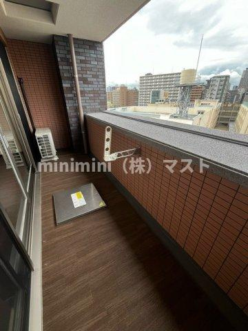 大阪市浪速区塩草１丁目の賃貸マンションのバルコニー