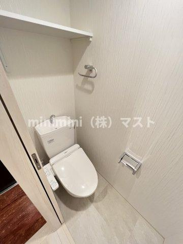大阪市浪速区幸町３丁目の賃貸マンションのトイレ