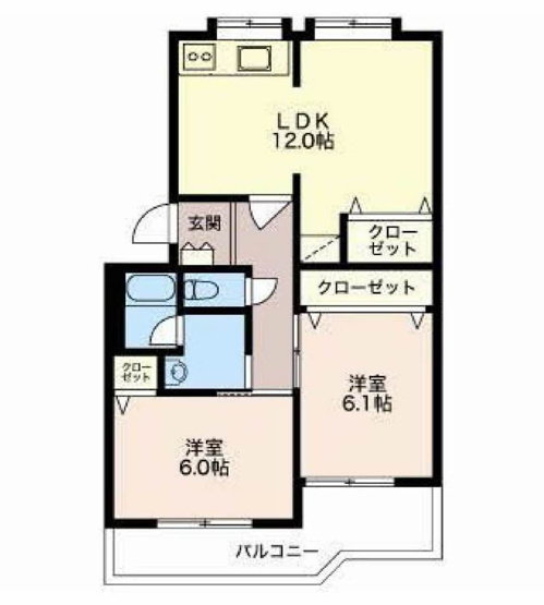 【間取り】 | ハイツしらい