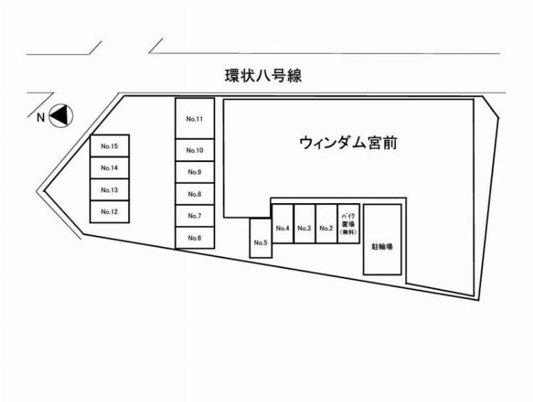 ウィンダム宮前のエントランス|エントランス