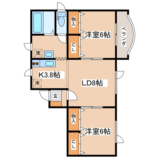プリ暁の間取り