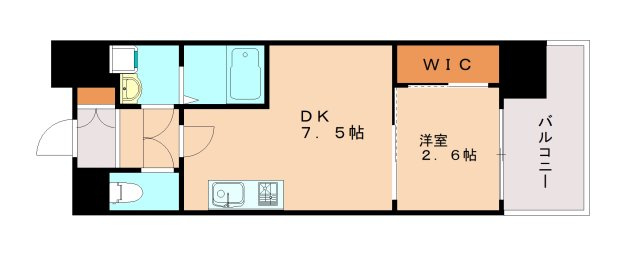 GENOVIA神戸新開地駅前の間取り