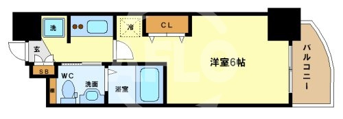 クリスタルグランツ大阪センターSt.の間取り|クリスタルグランツ大阪センターSt.　間取り