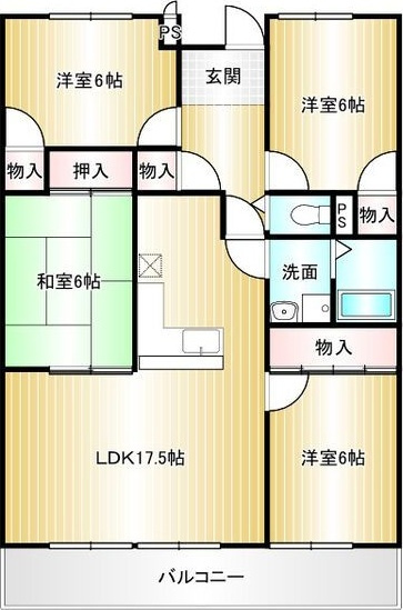 サンシャイン近藤の間取り