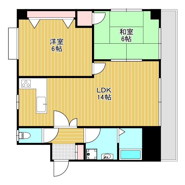 ソレイユ南町の間取り