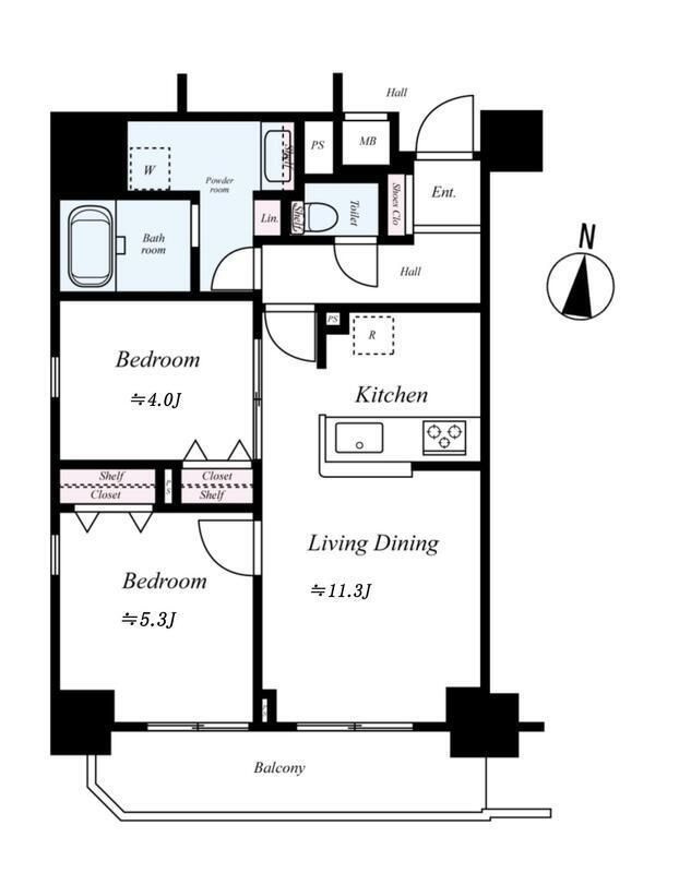 ミルーナヒルズ南千住の間取り