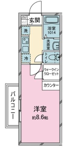 コンフォルタ秋津の間取り
