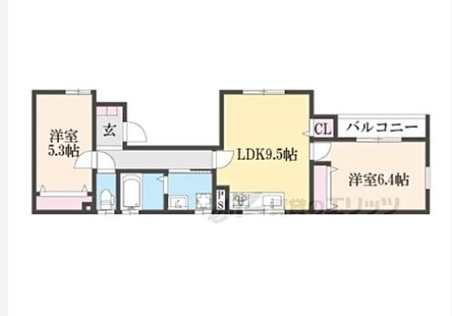 【間取り】 | 京都グランデ四条春日