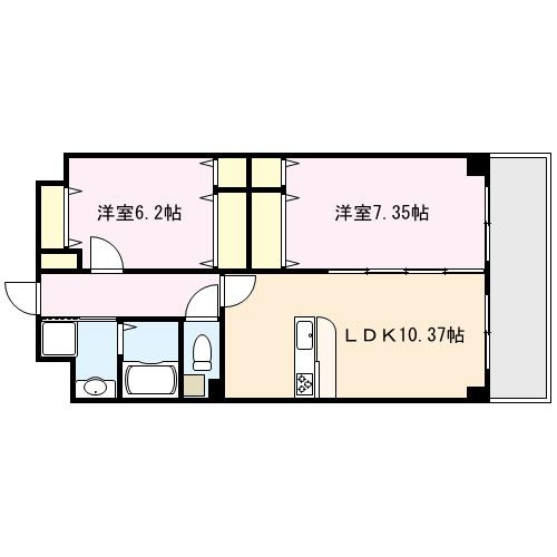 【間取り】 | 第36川崎ビル