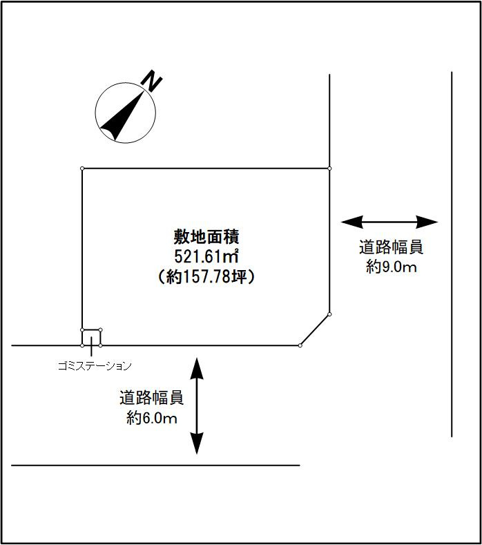 高塚町土地の区画図