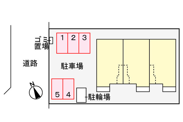 シオンⅢの駐車場|駐車場