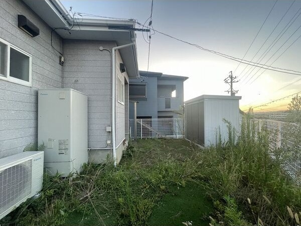 豊田市市木町日影戸建の庭
