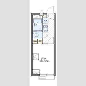 レオパレス翼Ⅵの間取り