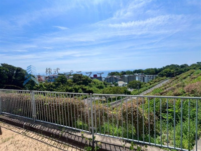【展望】 | 須磨一ノ谷グリーンハイツF棟 | オーシャンビュー♪朝日や海に沈みゆく夕日を見ることができます♪