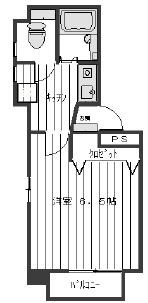 神戸市中央区花隈町の賃貸マンションの間取り