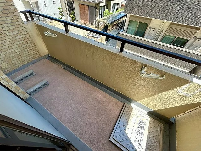 神戸市東灘区深江南町２丁目の賃貸マンションのバルコニー