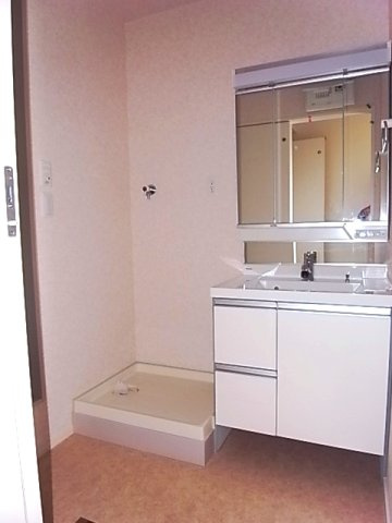 西宮市上ケ原六番町の賃貸マンションの洗面所