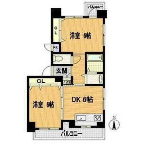 サンヴェール青谷の間取り