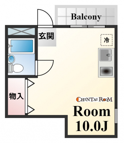 神戸市中央区山本通１丁目の賃貸マンションの間取り