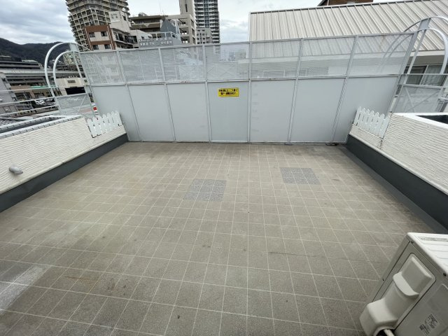 神戸市東灘区住吉東町４丁目の賃貸マンションのバルコニー