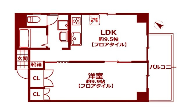 【間取り】 | 月岡ビル