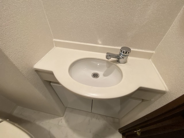 芦屋市東芦屋町の賃貸マンションの洗面所