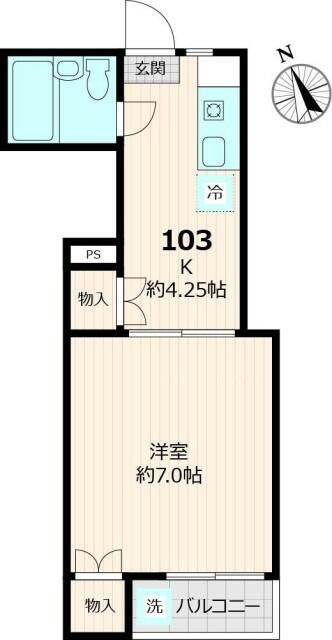メゾンソレイユの間取り