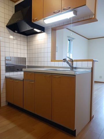 ルミナス藍住Ａのキッチン|お料理しやすいキッチンです