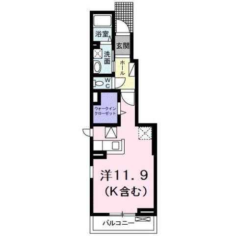 サン・メゾン　Ａの間取り