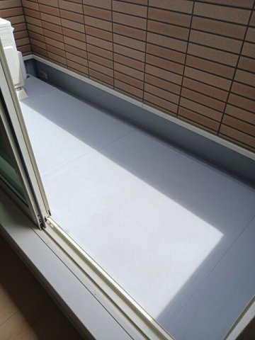 クラール南庄町　Ｃのバルコニー|暖かな日差しのふりそそぐバルコニー