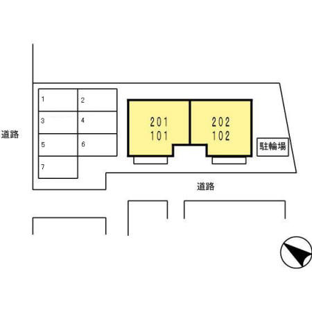 アンリヴェールの区画図