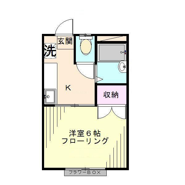 メゾンブラーンシュの間取り|間取りです。
