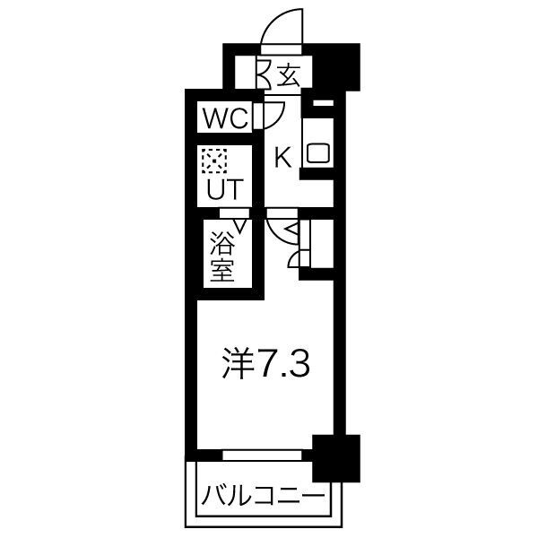 エヴァステージ神戸六甲の間取り