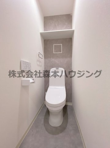 【トイレ】 | 　クリエオーレ星田 | 清潔感のあるトイレです