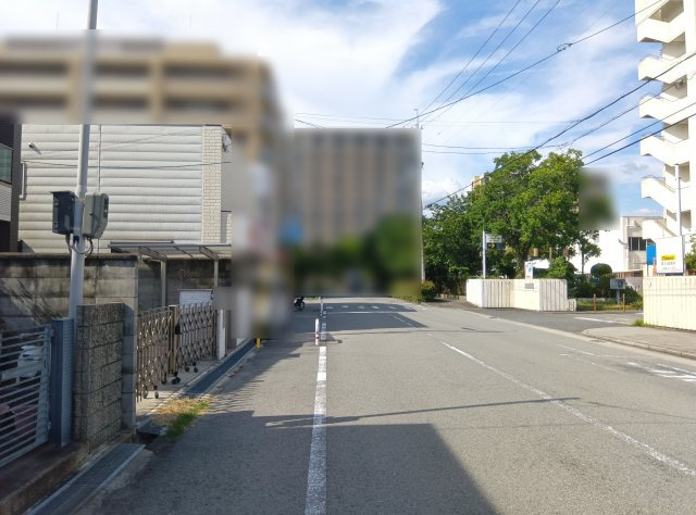 車塚2丁目戸建の前面道路含む現地写真|前面道路含む現地写真です