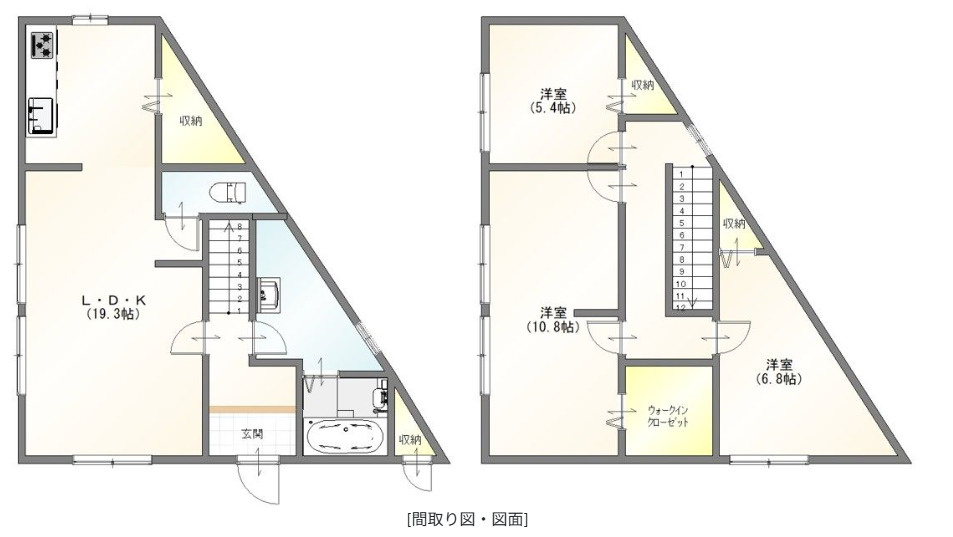 ikka西町の間取り