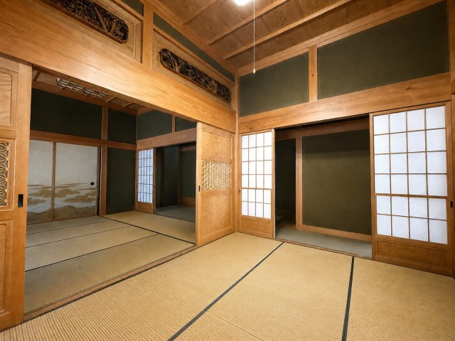 旭市足川　中古戸建の和室|※画像の一部はAIを用いて加工・編集しています。実際の状況と異なる場合がありますので、ご了承下さい。