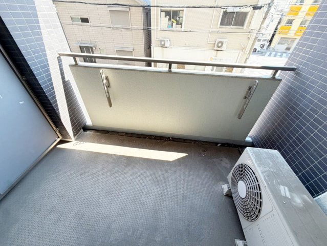 淀川ウエストタワーのバルコニー