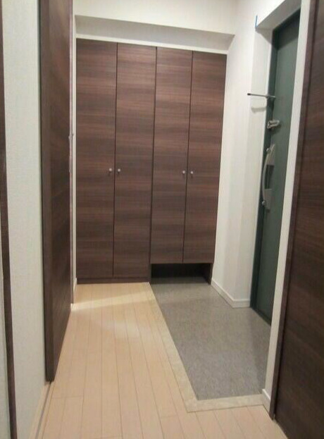ドミール青柳の玄関