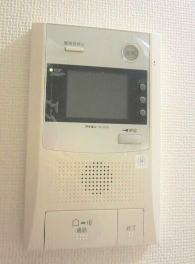 ドミール青柳のセキュリティ|モニター付インターホン