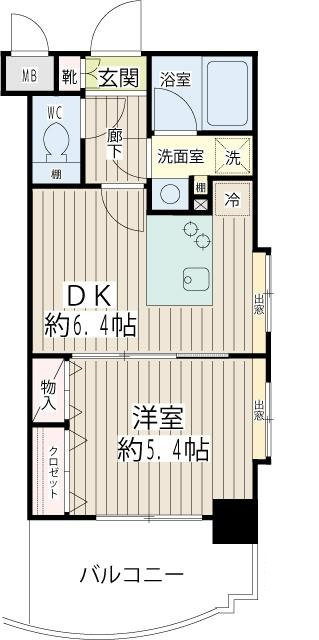 エクセル東神奈川 の間取り|間取りです。