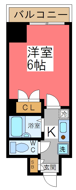 ガーラ笹塚駅前の間取り