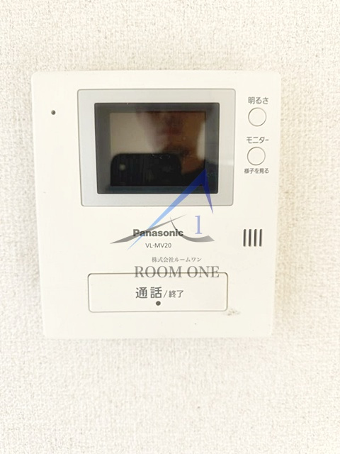 オクトメゾン雪ヶ谷のセキュリティ|モニター付インターホンです。