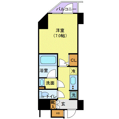 【間取り】 | ハーモニーレジデンス浜松町