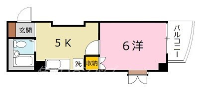 グリーンヴァリィ金光一番館の間取り