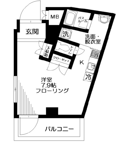 ハーモニーコート の間取り|間取りです。