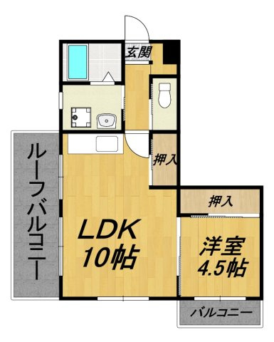 牧の原ハイツの間取り