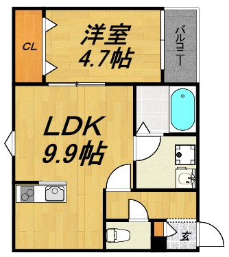 LECOCON一宮の間取り